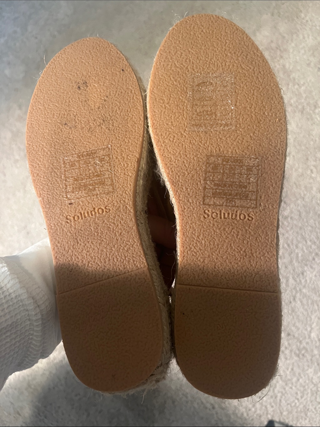 Soludos Sanibel Fisherman Sandals, Leather, Espadrille, Size 7 — image 4 of 5